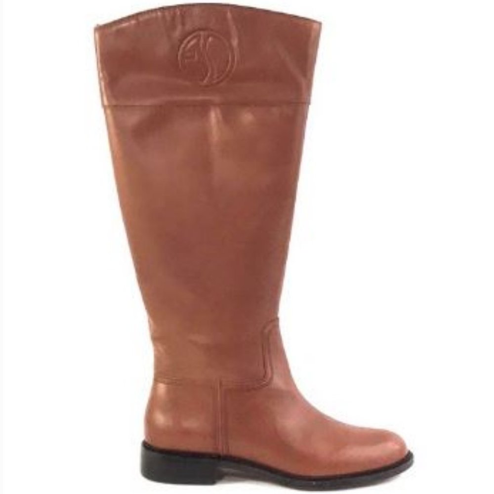 Franco Sarto Medium Calf Leather Tall Shaft Boots - Picture 4 of 8